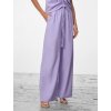 SIMPO lněné fialové kalhoty Forma Mar