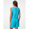 SIMPO lněný tyrkysový top Linea Mar
