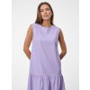 SIMPO lněné fialové šaty Esté Mar