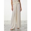 SIMPO krémově bílé široké kalhoty Sands
