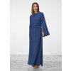 SIMPO dlouhé modré šaty Aura Sands