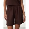 SIMPO lněné hnědé kraťasy s kapsami Costa Mar