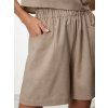 SIMPO lněné béžové kraťasy s kapsami Costa Mar