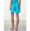 SIMPO lněné tyrkysové kraťasy s kapsami Costa Mar
