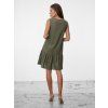 SIMPO lněné khaki šaty Esté Mar