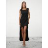 SIMPO černé asymetrické šaty Ruby