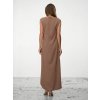 SIMPO cappuccino asymetrické šaty Ruby