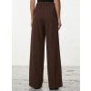 SIMPO čokoládově hnědé kalhoty Riva