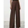 SIMPO čokoládově hnědé kalhoty Taro se sklady