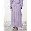 SIMPO světle fialová maxi sukně Balloon