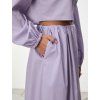 SIMPO světle fialová maxi sukně Balloon