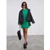 SIMPO zelené šaty Bright s volnými rukávy