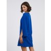 SIMPO modré šaty Bright s volnými rukávy