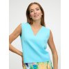 SIMPO azurové triko Very bez rukávů