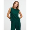 SIMPO lahvově zelené triko Easy bez rukávů
