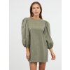 SIMPO khaki bavlněné šaty Balloon