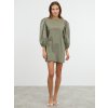 SIMPO khaki bavlněné šaty Balloon
