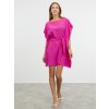 SIMPO fuchsiové krátké šaty Havana