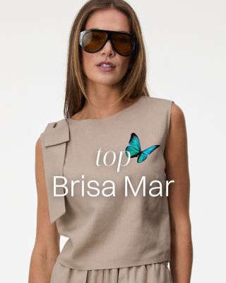 Z české módní dílny SIMPO přichází top Brisa Mar. 🤍🌿 Čistá silueta doplněná detailem, který upoutá. Jemná mašle na rameni...