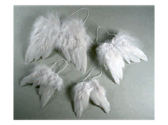 Andělská křídla dekorační cca 9,5x7,5cm