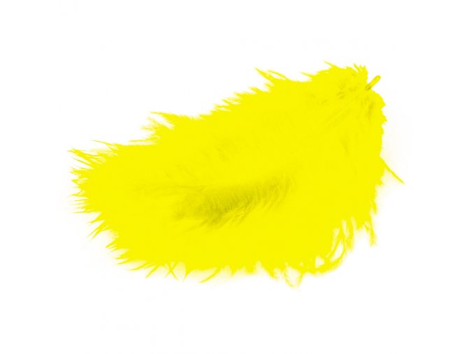 Flaušová peříčka - žlutá