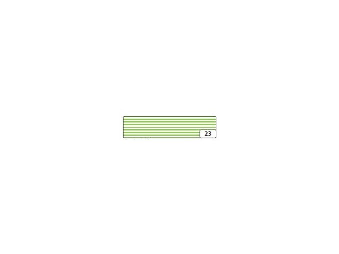 Washi lepící páska 10m x 15mm - zelený_proužek