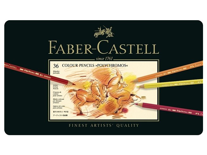 Sada 36 uměleckých pastelek Polychromos Faber-Castell