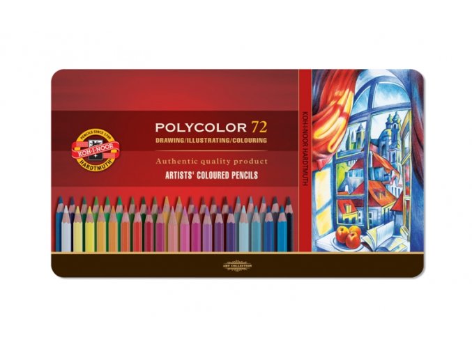 Sada 72 uměleckých pastelek Polycolor Koh-i-noor