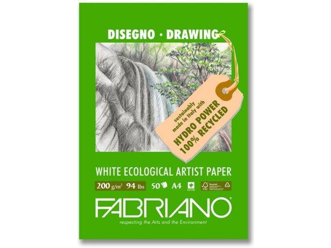 Blok kreslící 200g  Fabriano Ecologico - A4