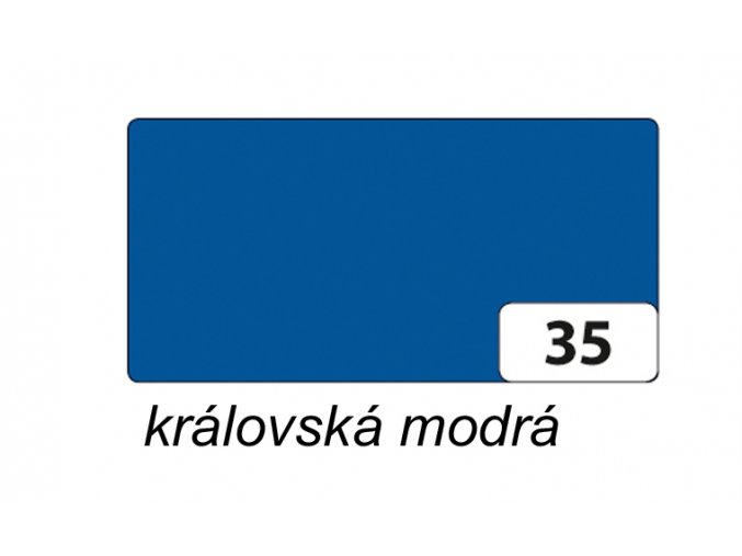 Barevný papír 300g - 35  královská modrá