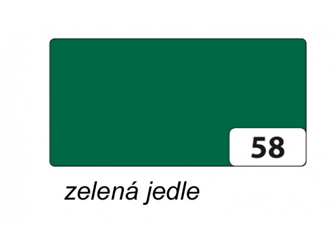 Barevný papír 130g - 58  Zelená jedle