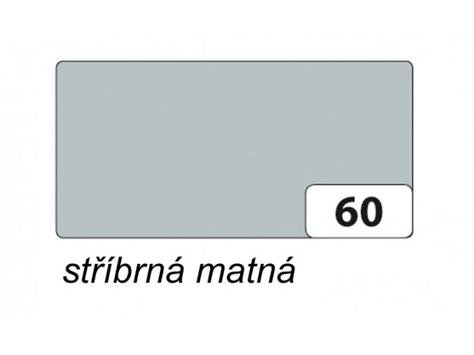 Barevný papír 300g - 60  Stříbrná matná