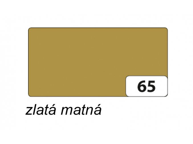 Barevný papír 300g - 65  Zlatá matná