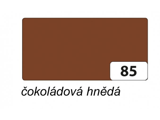 Barevný papír 130g - 85  Čokoládová hnědá