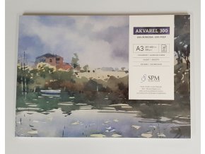 Blok akvarelový 300g, 20 listů, SPM - A3