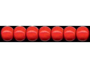 Dřevěné korálky lakované 10mm, 56ks - červené