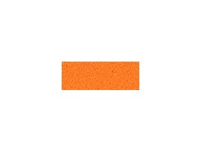 Mechová guma 2mm , 20 x 29cm - oranžová