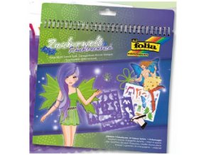 Kniha se šablonami - MAGIC WORLD