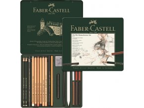 Sada 21 ks PITT Monochrome SET Faber-Castell - 112976