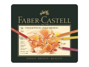 Sada 24 uměleckých pastelek Polychromos Faber-Castell