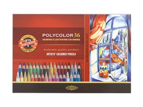 Sada 36 uměleckých pastelek Polycolor Koh-i-noor