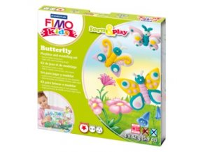 Sada modelovací hmoty FIMO KIDS Butterfly 4x 42g - 803410