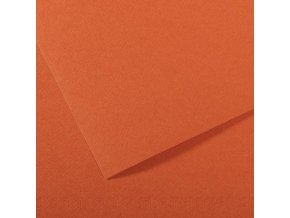 Pastelový papír 160g - č.115  Oranžová mystik