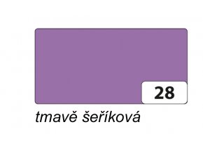 Barevný papír 130g - 28  Tmavě šeříková