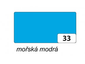 Barevný papír 130g - 33  Mořská modrá