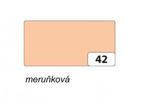 Barevný papír 130g - 42 Meruňková