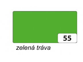 Barevný papír 130g - 55  Zelená tráva