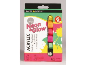 Neon 6x12ml Daler Rowney