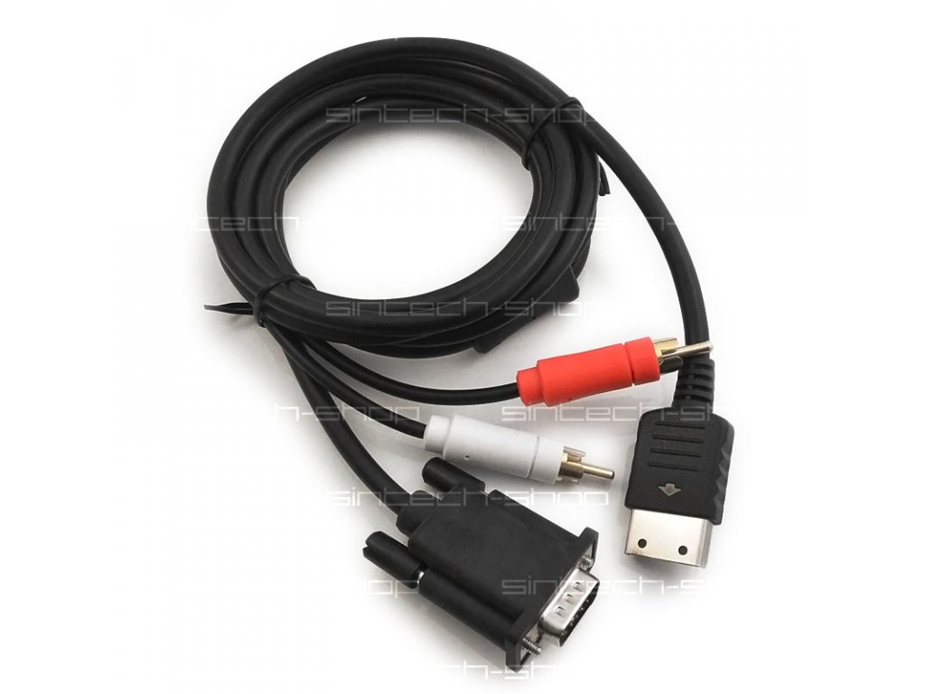 SEGA Dreamcast VGA HD kabel, RCA Sound Adapter HD box PAL NTSC