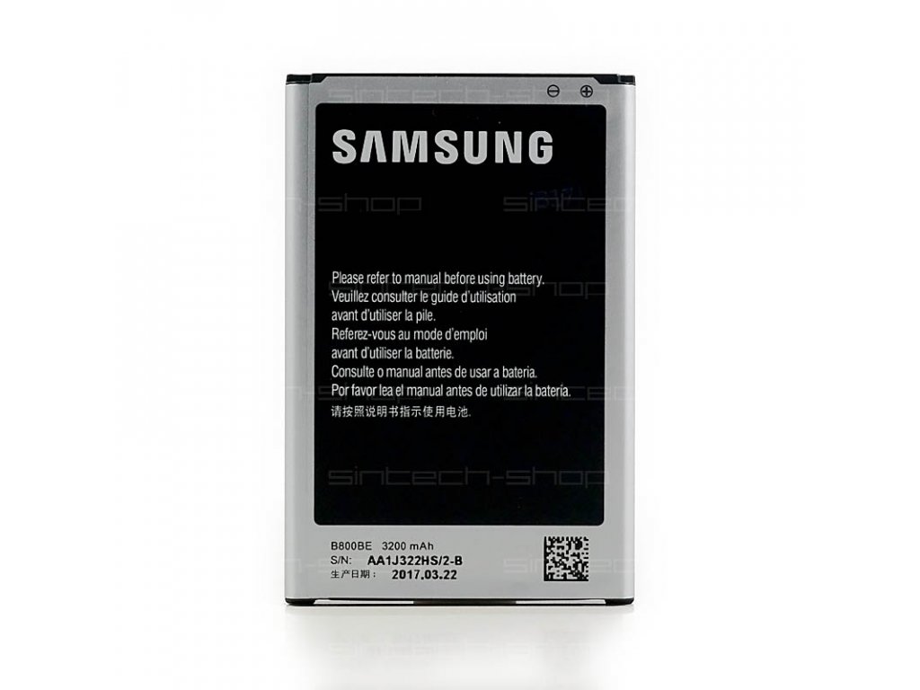 Samsung Galaxy Note 3 (N9005) EB-800BE ORIGINÁLNÍ baterie - SINTECH-SHOP.CZ